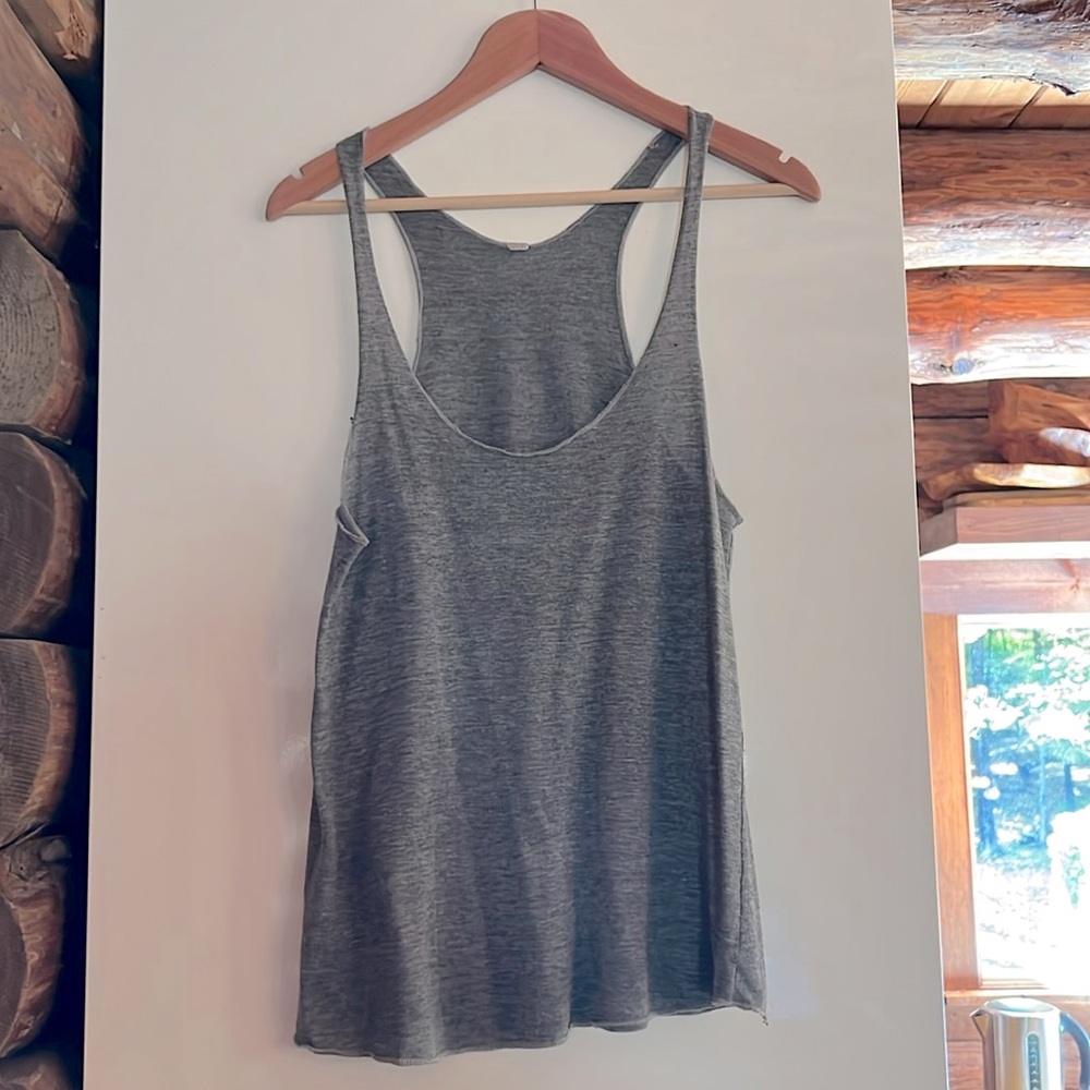 American Apparel Sexy Grey Cotton Tank Top. Size S. Used. Good condition.